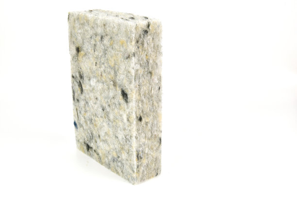 隔音板材料上的白色背景图片下载