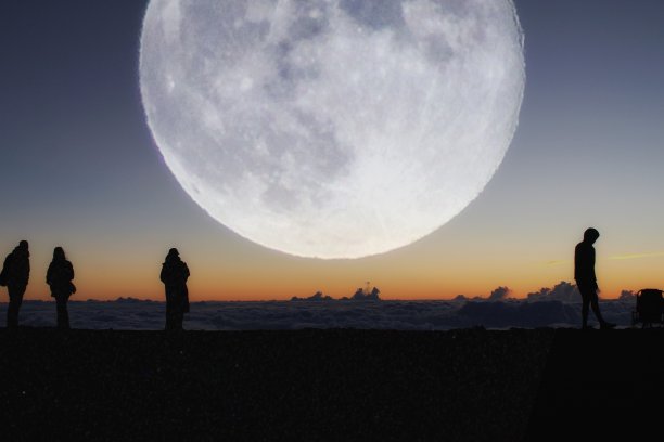 月球陨石坑图片下载