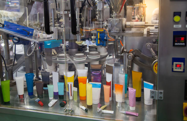 化妆品管灌装封口机图片下载