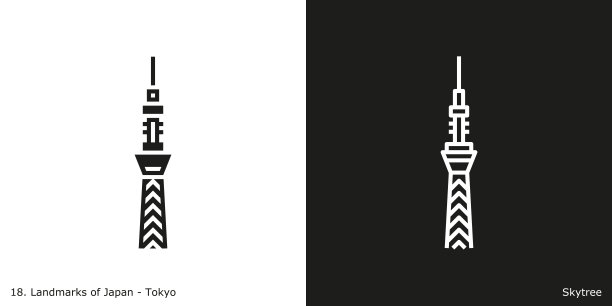 东京:天空树-图标图片下载