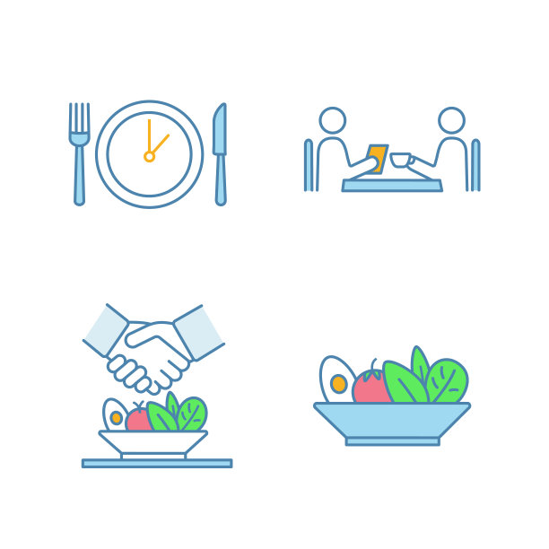 商务午餐图标图片下载