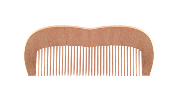 木梳孤立在白色背景上图片下载