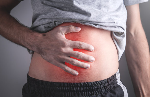 胃痛的人。图片下载