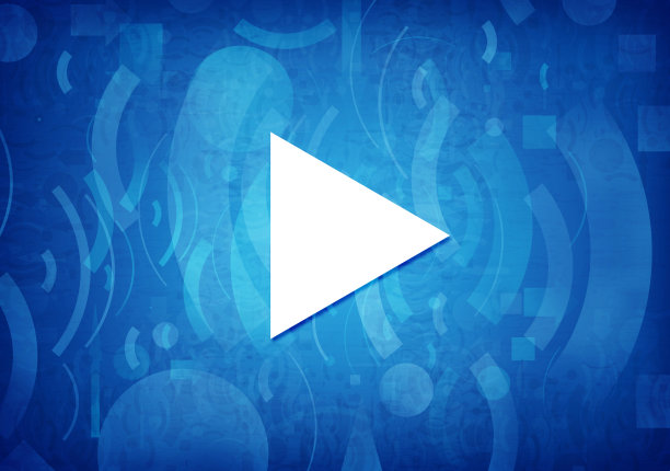 播放图标青蓝的背景图片下载