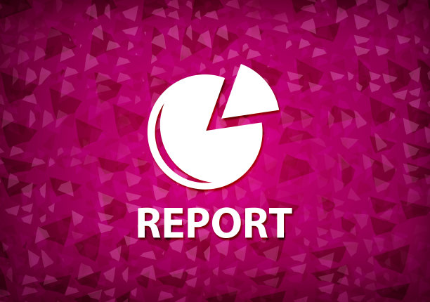 报表(图形图标)粉色背景图片下载