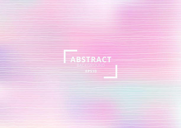 手绘重复水平线模式上模糊蜡笔颜色背景。图片下载