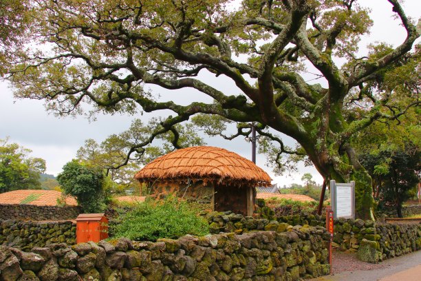 城市民俗村、韩屋、古典、城墙、图片下载