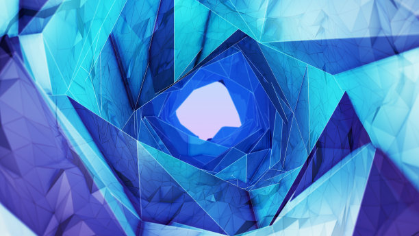 3 d网络空间的概念。虚拟洞穴。图片下载