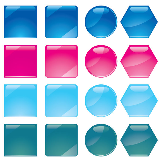 一组电脑网页按钮图标，第5部分图片下载