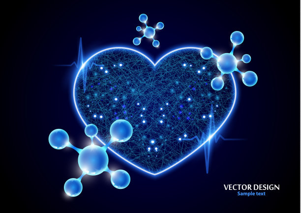 世界心脏日创意概念插画，良好健康标志。设计横幅或海报。图片下载