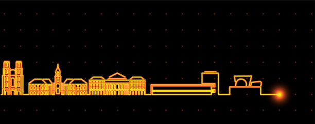 雷恩轻条纹天际线轮廓图片下载