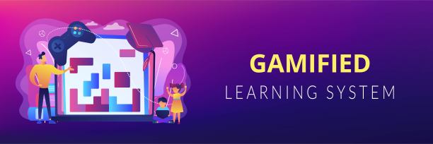 教育游戏概念横幅标题图片下载