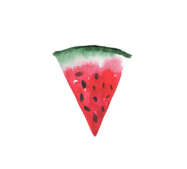 水彩西瓜图片下载