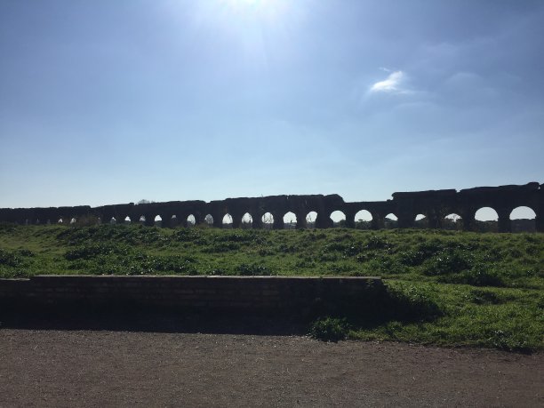 罗马的渡槽公园图片下载