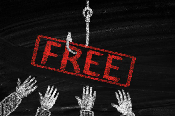 钓鱼钩与签字与文字自由图片下载