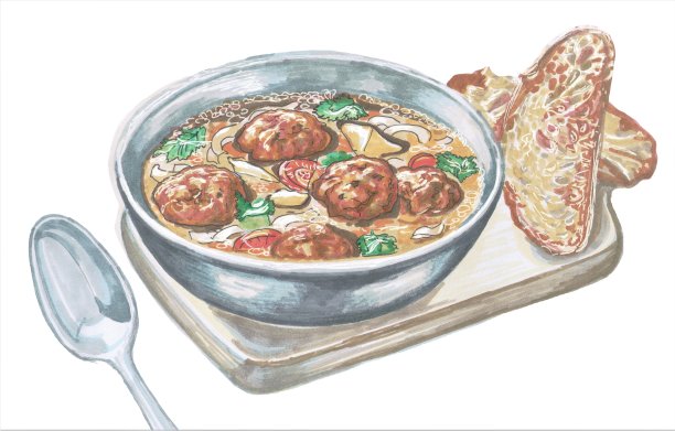 小丸子汤图片下载