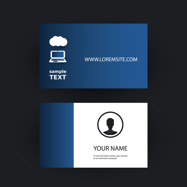 名片设计模板图片下载