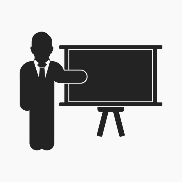 演示图标。平面风格向量EPS。图片下载