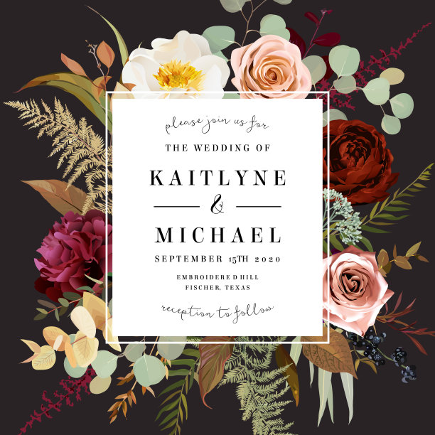 锈橙玫瑰、牡丹、毛茛、勃艮第落新妇、蕨类、桉树矢状花图片下载