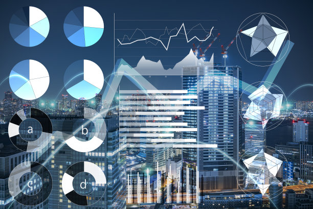 货币业务和市场图表图片下载