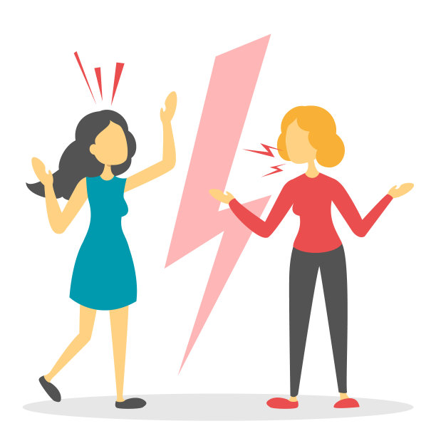 愤怒的说。人们叫喊着打架图片下载