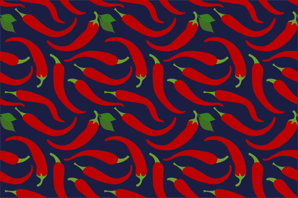 辣椒无缝模式。辣椒。辛辣的味道。红色的蔬菜。辣椒。手绘涂鸦矢量草图。健康食品。素食产品。墨西哥胡椒酱。墨西哥，格鲁吉亚或高加索菜单图片下载