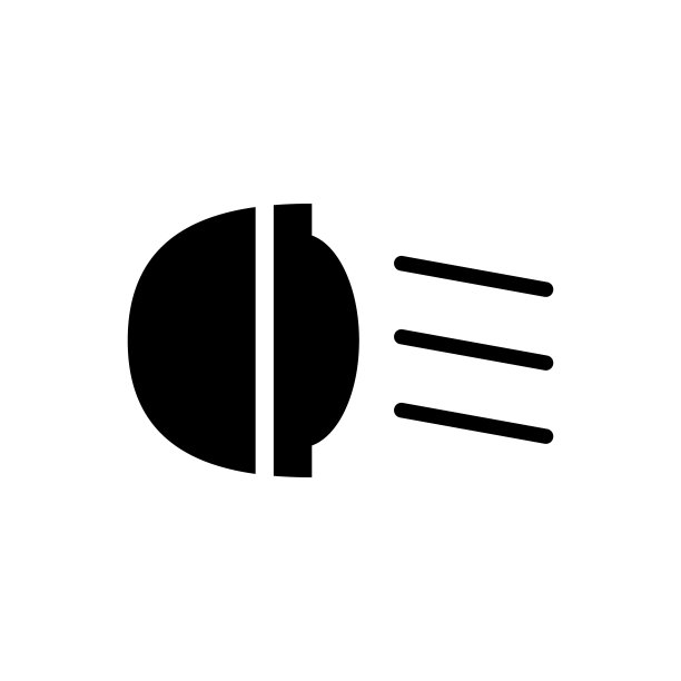 汽车头灯的图标图片下载