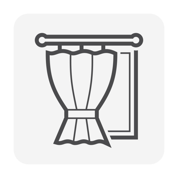 窗帘盲目的图标图片下载