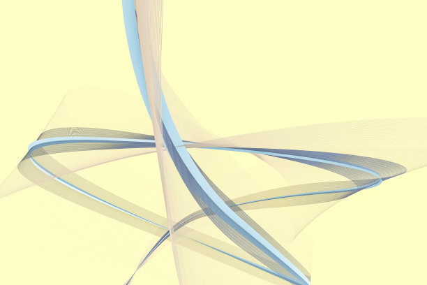 透明的波浪线，元素背景，3d渲染。图片下载