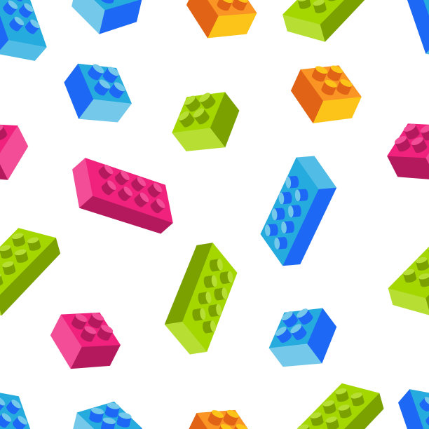 玩具无缝图案设计图片下载