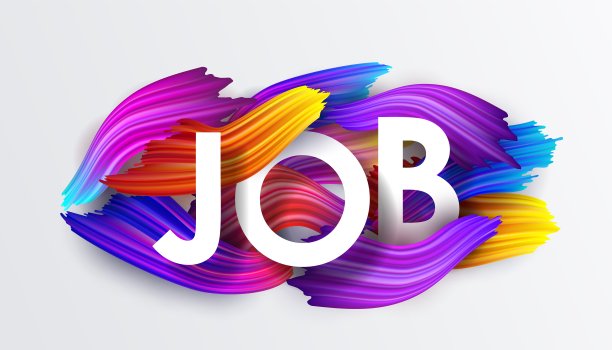 工作背景彩色笔触油画或丙烯颜料图片下载