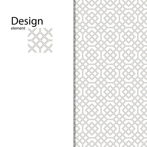 阿拉伯传统几何无缝图案（用于激光切割、皮革冲压、纸张等）图片下载