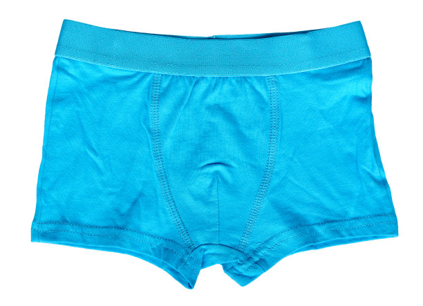 明亮的四角内裤，棉质裤子。孤立的背景图片下载