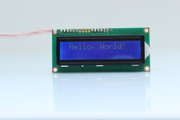 LCD字符显示与题词你好世界图片下载