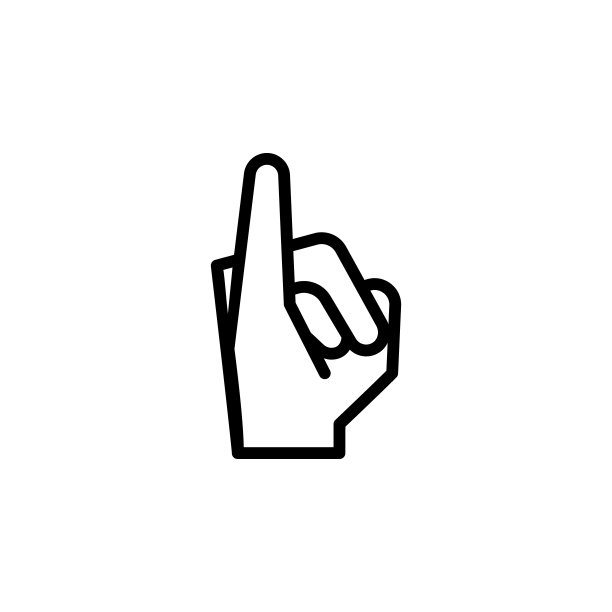 手势轮廓图标。手势 illustration 图标元素。符号可用于 web, logo, mobile app, UI, UX图片下载