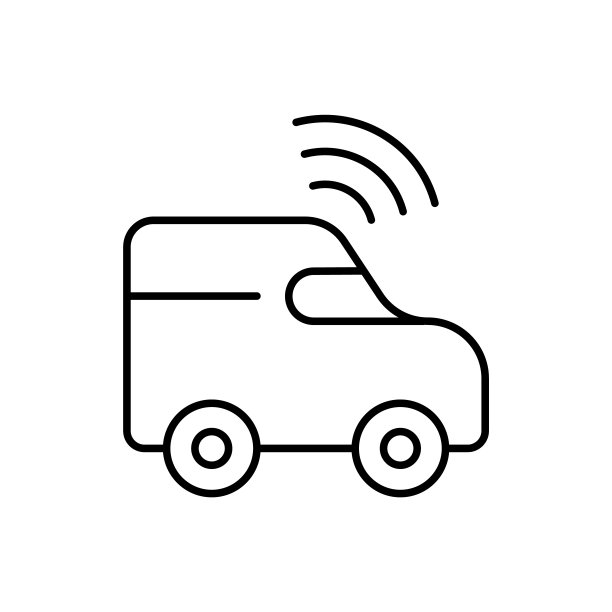 汽车、GPS、驾驶、智能图标-矢量。人工智能图片下载