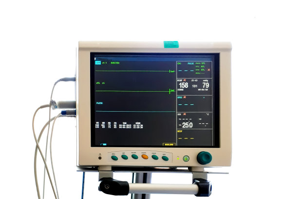 医院里的医疗生命体征监测器。图片下载