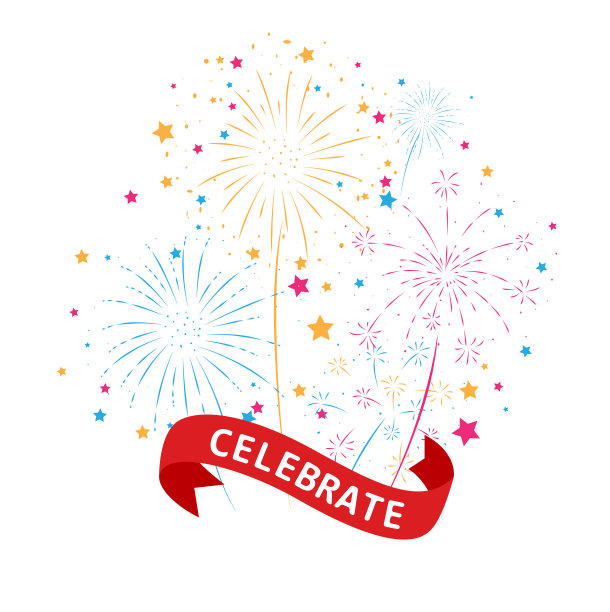 喜庆的烟花活动图片下载