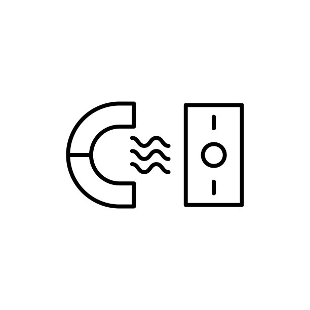 简单的金钱磁铁线图标。图片下载