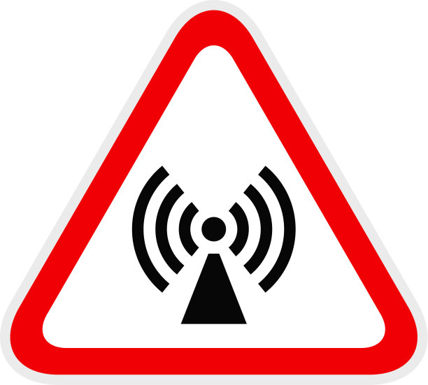 三角形红色危险警告符号图片下载