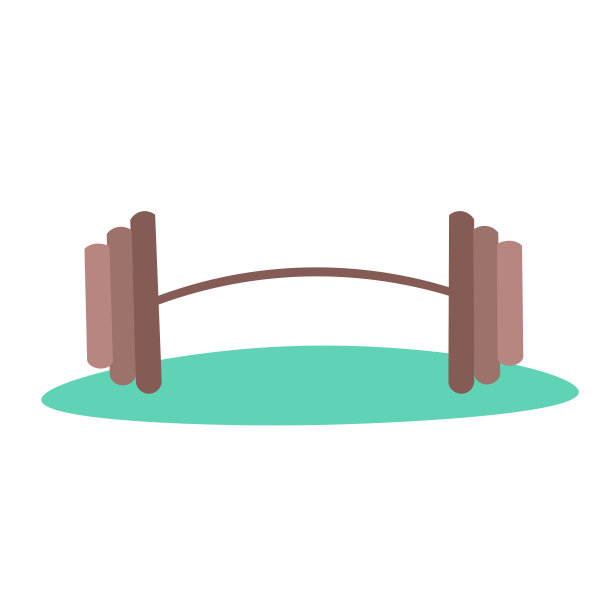 可爱的卡通矢量杠铃图标，孤立的白色背景。幼稚风格的杠铃插图图片下载