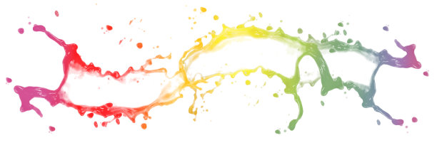 多色飞溅集合图片下载