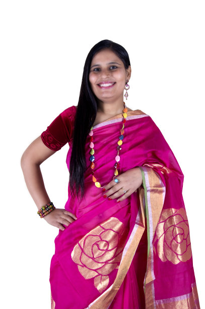 漂亮女人的肖像孤立在白色背景上图片下载