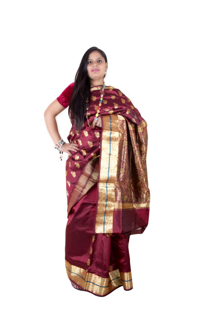 漂亮的女人肖像孤立在白色的背景图片下载