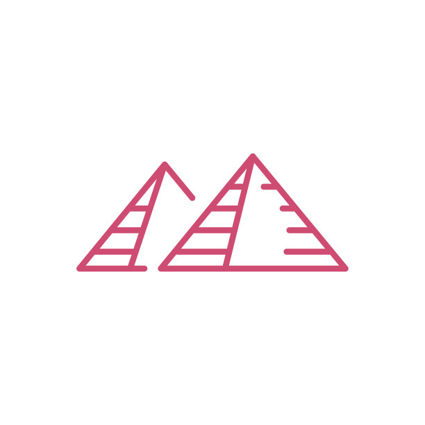 埃及吉萨金字塔标志图片下载