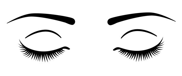 用睫毛闭上眼睛图片下载