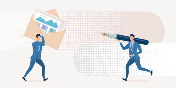 信息横幅内容可视化平面。图片下载