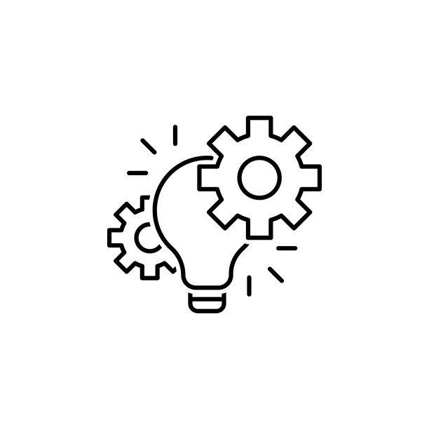 商业SEO项目管理线性图标：团队创意协作。适用于网站、Logo、移动应用、UI和UX图片下载