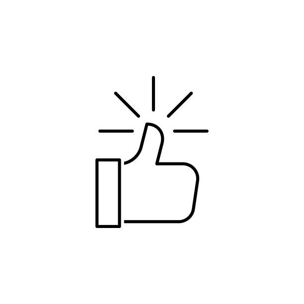 商务SEO点赞线性图标。团队合作理念。可用于网站、Logo、移动应用、UI、UX图片下载