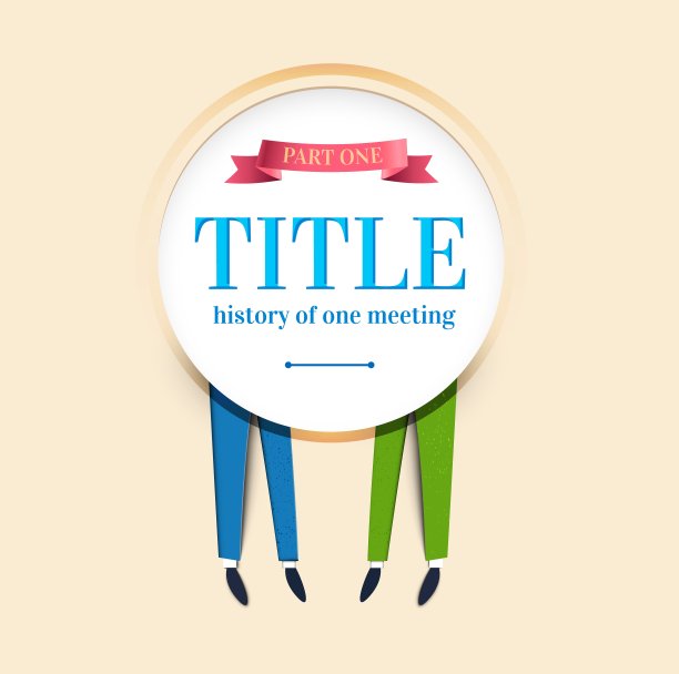 矢量标题模板设计的故事背景，海报或横幅。现代概念。剪纸风格的字符矢量插图图片下载